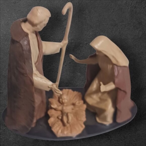 Christmas Nativity Scene Figurine Holy Family - Picture 1 of 10